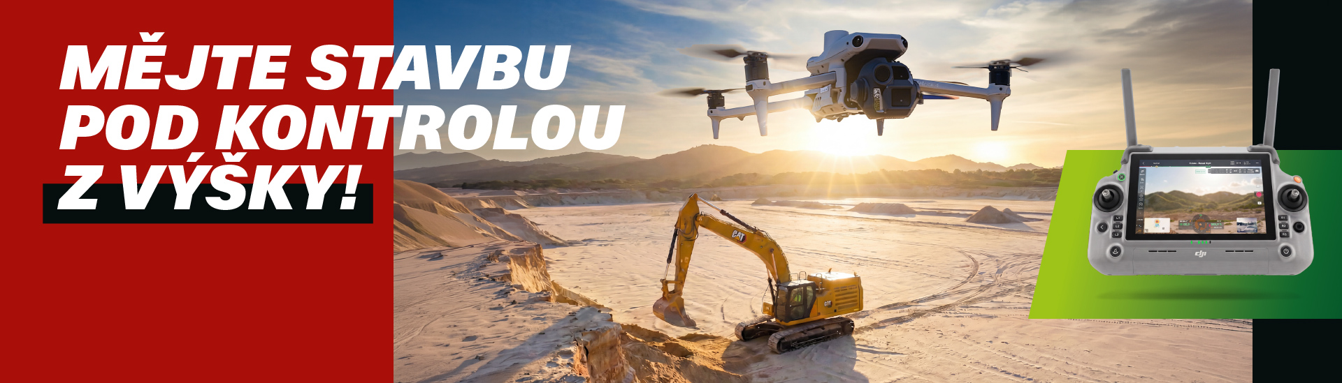 Dron DJI Matrice 4E pro letecké snímkování terénu od Zeppelin CZ