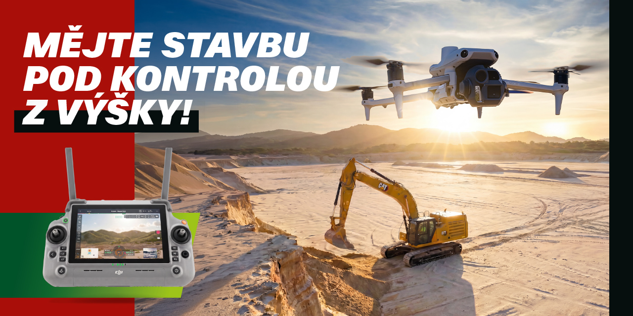 Dron DJI Matrice 4E pro letecké snímkování terénu od Zeppelin CZ