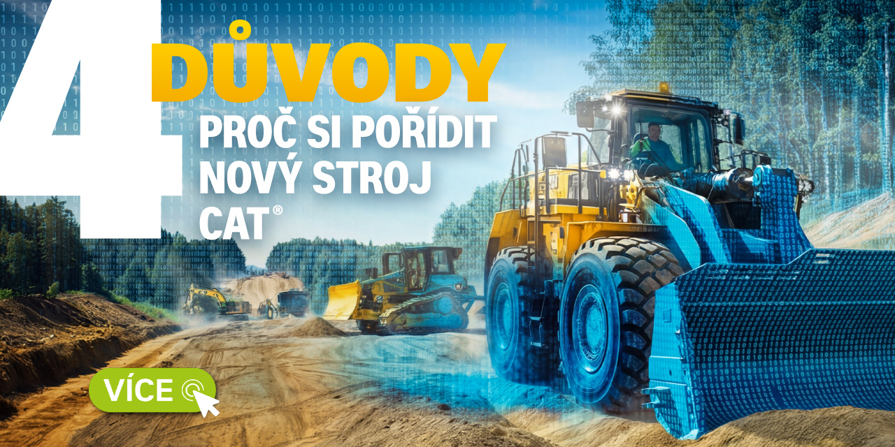 4 důvody, proč si pořídit stroj Cat od Zeppelin CZ
